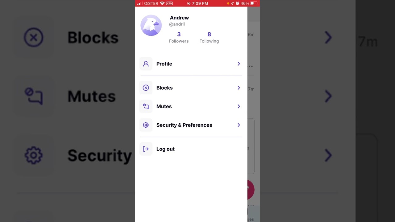How to LOG OUT from TRUTH SOCIAL app?
