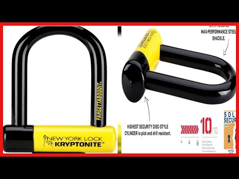 Kryptonite New York Fahgettaboutit Mini Bike U-Lock, Heavy Duty Anti-Theft Bicycle U Lock