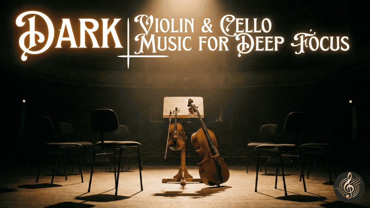 Dark Violin & Cello Music for Deep Focus | Cinematic Strings Instrumental