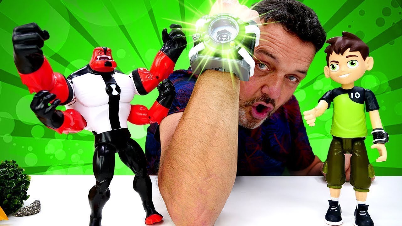 ⁣El Omnitrix de Ben 10. Vídeos de juegos en español. Colección de Superheroes videos.