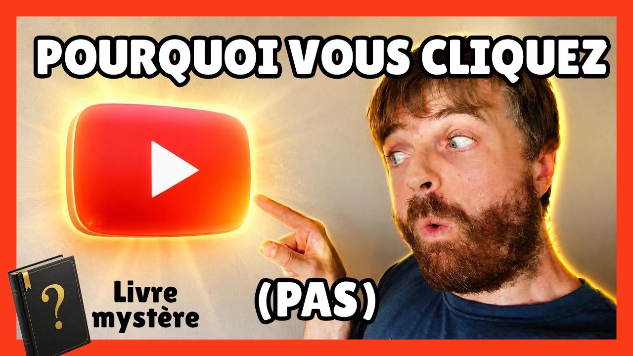 Pourquoi avez-vous cliqué sur cette vidéo ? #BouquinSapiens
