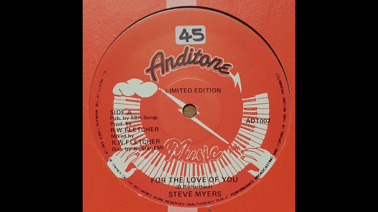 Steve Myers ‎– For The Love Of You
