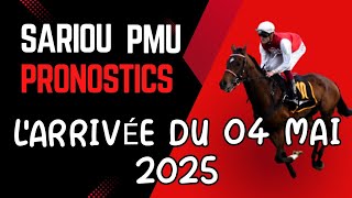 ARRIVÉE DU QUINTÉ+ DU DIMANCHE 04 MAI 2025 À PARIS-LONGCHAMP.