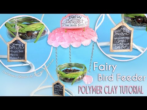 Fairy Bird Feeder | Polymer Clay Tutorial