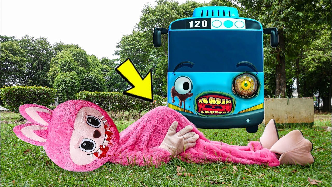 BADUT LABUBU H4MIL!! BADUT BOBOIBOY MENCARI H4NTU BUS TAYO