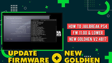 How To Jailbreak PS4 11.00 | New GoldHEN v2.4b17 | Update To 11.00
