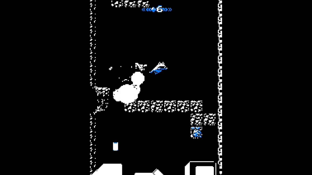 Играю в игру Downwell (android)