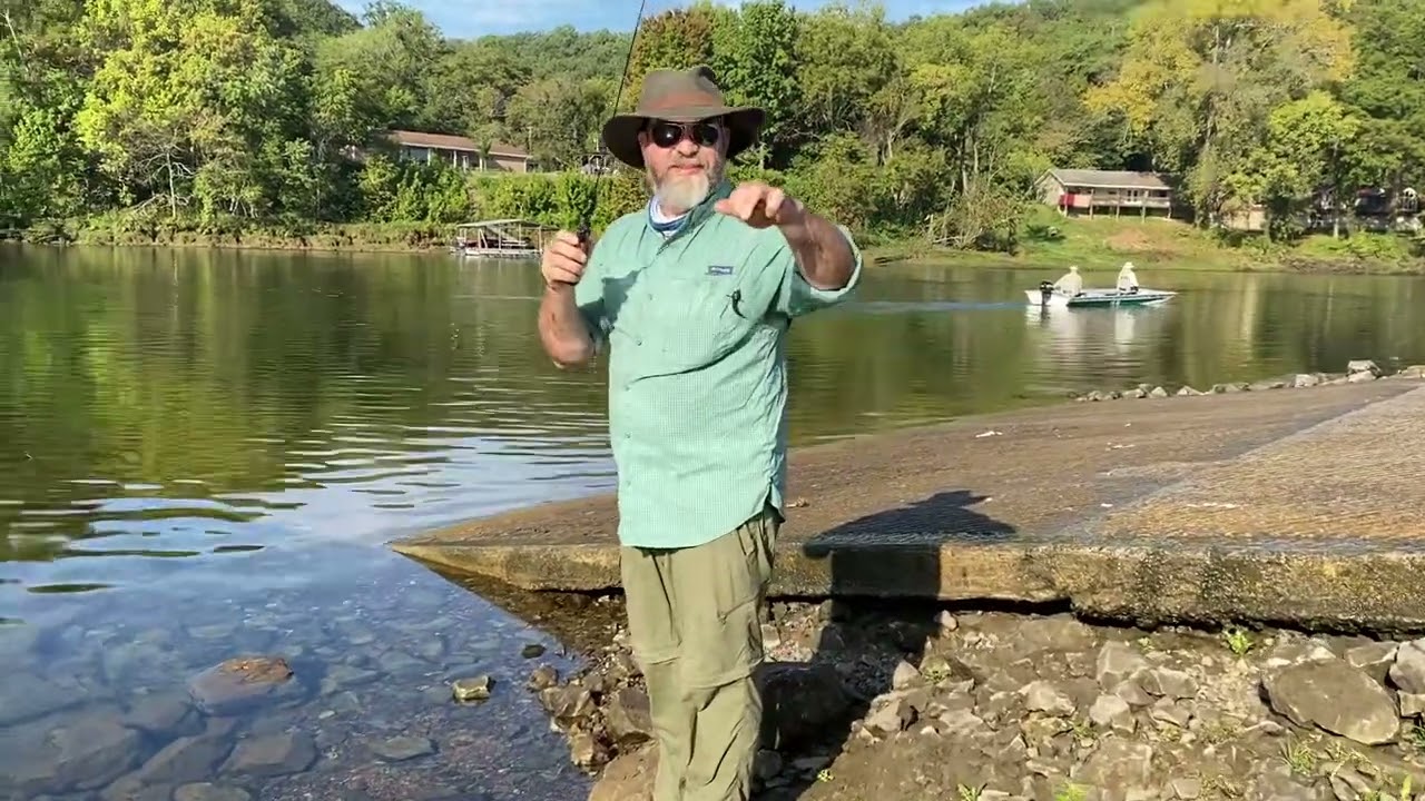 Sculpin fishing in the White River