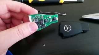 DIY How To Take Apart Mercedes Benz Key Fob Chip, Battery, and Casing NonDestructive Method