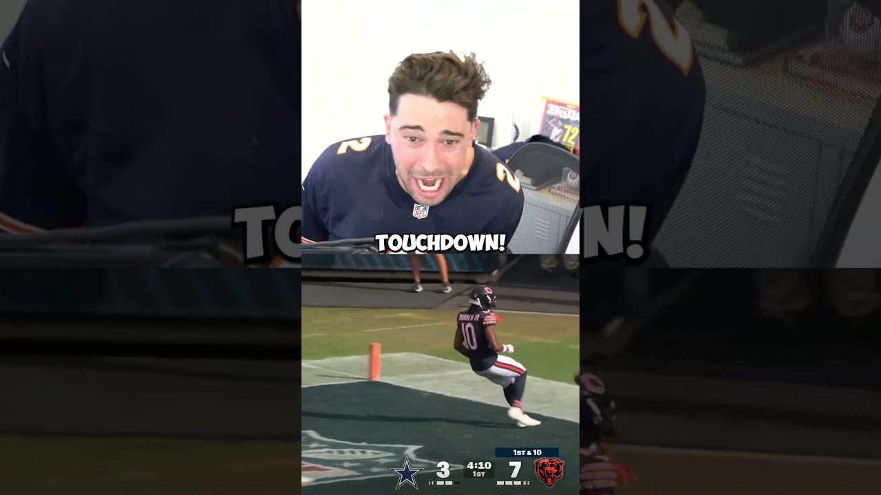 Реакция болельщика «Медведей» на игру «Ковбоев»!