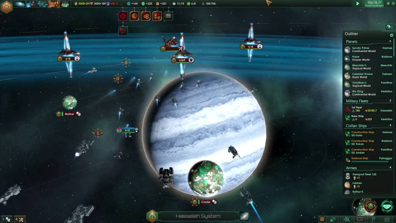 Stellaris Late Game Fleet Battles YouTube