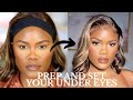 HOW I PREP AND SET MY UNDER EYES | No Creasing or Dry Under Eyes | Ale Jay