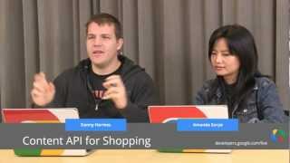 Content API for Shopping Office Hours - August 30, 2012