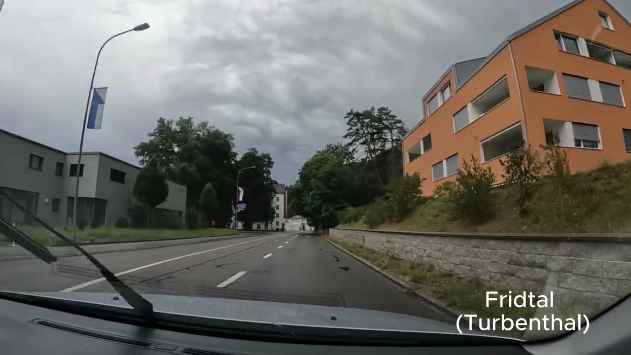 Fahrt von Rosengarten (Wila) - Sennhof (Winterthur)