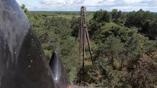 Dragon Mountain Front Seat on ride POV Marineland