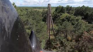 Dragon Mountain Front Seat on ride POV Marineland