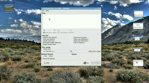 Converting video files using DeVeDe