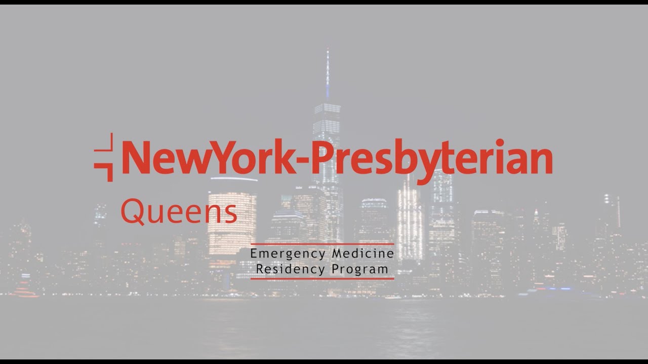 New York Presbyterian Queens Emergency Medicine YouTube