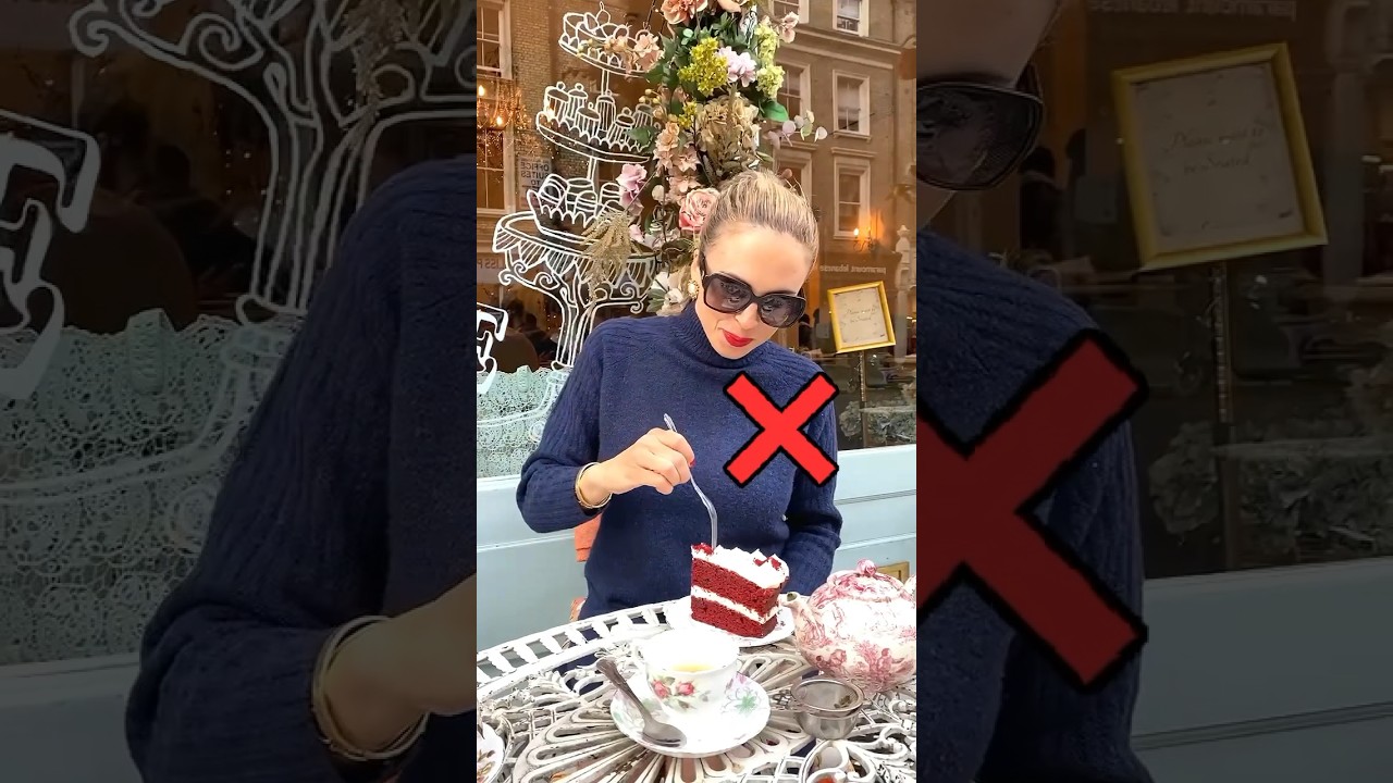 Cake Etiquette 🍰 #etiquette #cake #diningetiquette