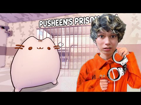 I ESCAPED PUSHEEN'S PRISON RUN IN ROBLOX (OBBY)