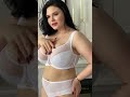 Plus Size Curvy Girl Lingerie Bra Set #plussize #plussizefashion #plussizemodel #lingerie