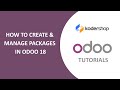How to Create & Manage Packages in Odoo 18 | Odoo 18 Inventory Tutorial