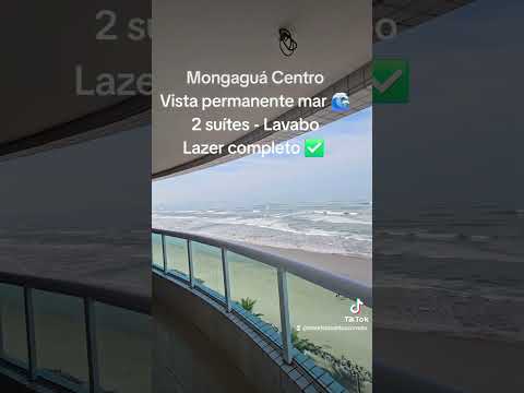 Vídeo do imóvel — Apartamento em Mongaguá, bairro Jardim Marina,  2 suítes, lavabo, sacada gourmet com vista permanente para o mar, residencial com lazer completo em um dos melhores bairros da cidade!