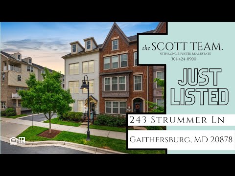 243 Strummer Ln, Gaithersburg, MD home video tour