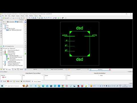Decoder 8to3 VHDL code, 8-to-3  Decoder in Xilinx, Verilog basics, Decoder,8_to_3 Decoder, Xilinx Tu