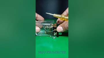 Relay Working #shorts #shortsfeed #diyprojects #diy #electronic #easy #simple #hacks #creative