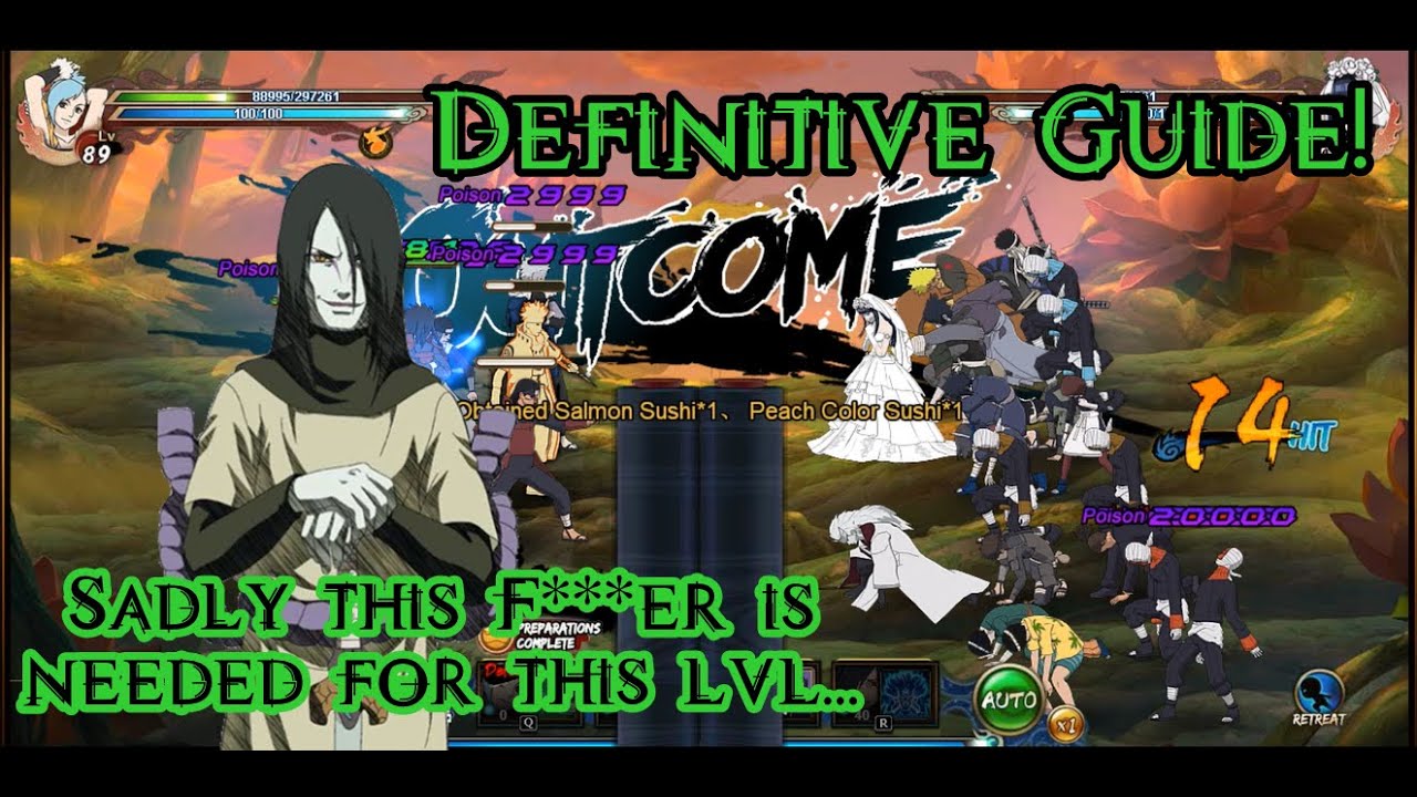 Ninja Exam lvl 464 - Naruto Online (Larachell)