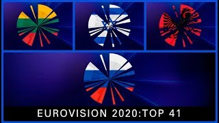 EUROVISION 2020-TOP 41 with Rating | ALL SONGS