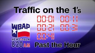 WBAP News Talk 820 AM Dallas - Traffic on the 1's    :30 - B