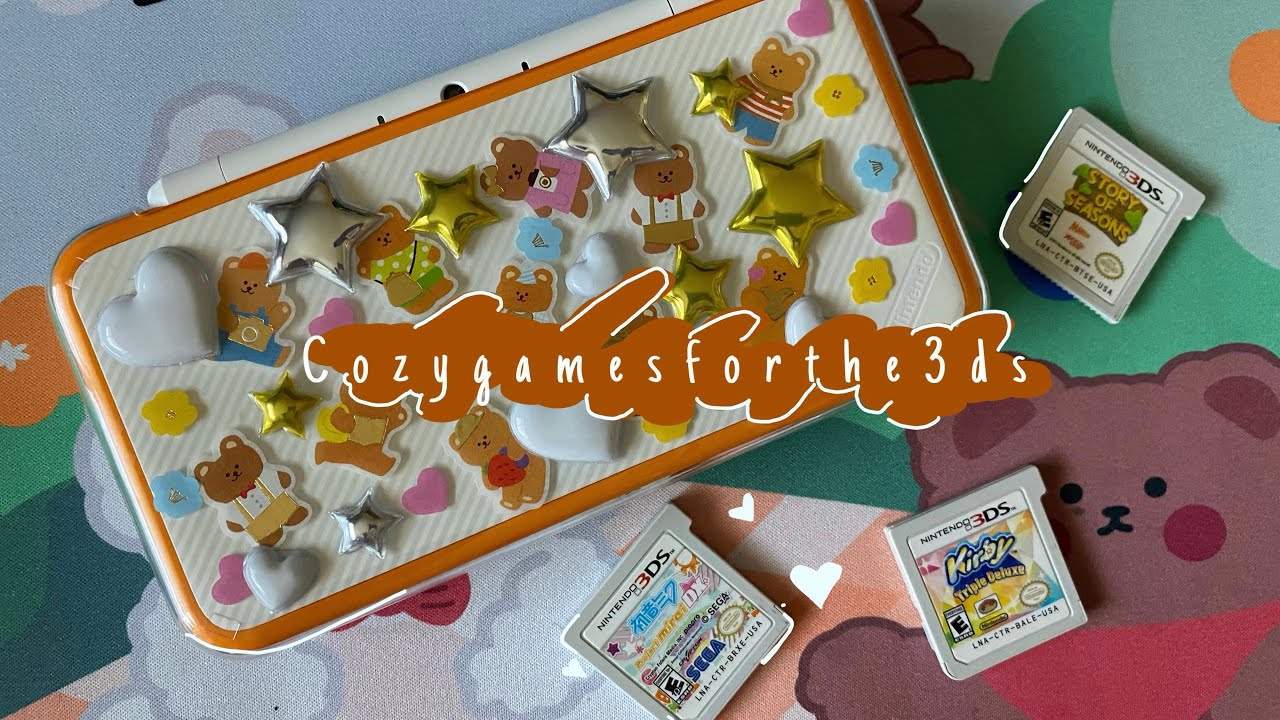My Top Five Cozy Games for the 3ds 2024!