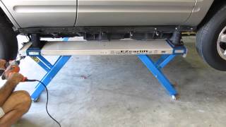 EZCarLift elevating a Rav4EV screenshot 5