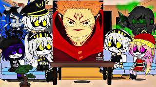 Murder drones react to sukuna | gojo satoru | jujutsukaisen | cyn | FPE | Gacha life | TikToks