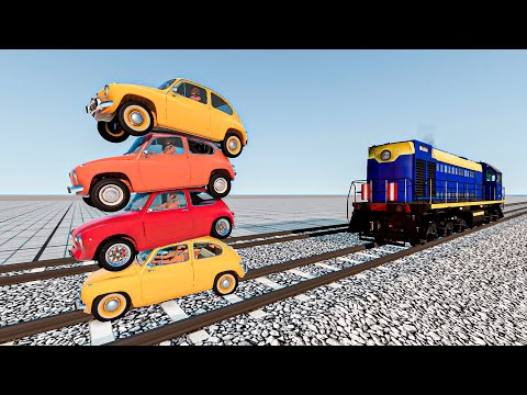 Cars vs Rails #13 – BeamNG.Drive