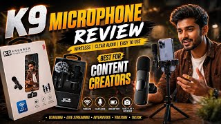 The K9 Wireless Mic Review 🎤 | Best Budget Mic for Creators with best price❤️…..