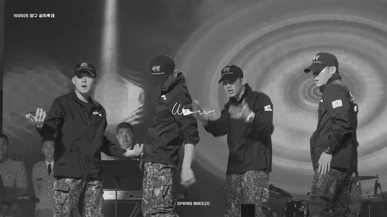 [4K FANCAM] 190505 양구 곰취축제 - 2사단 21사단 합동공연 Wow :: 우영(WOOYOUNG) FOCUS