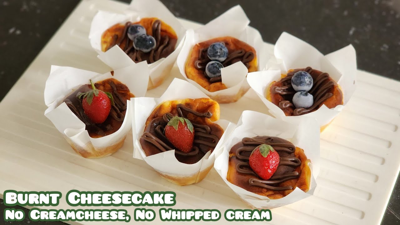 Viral di tiktok. Burnt cheesecake ekonomis, tanpa cream cheese, tanpa whipped cream