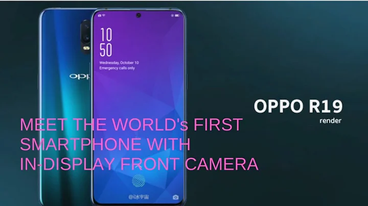 OPPO F19  First Smart Phone with In Display Front Camera