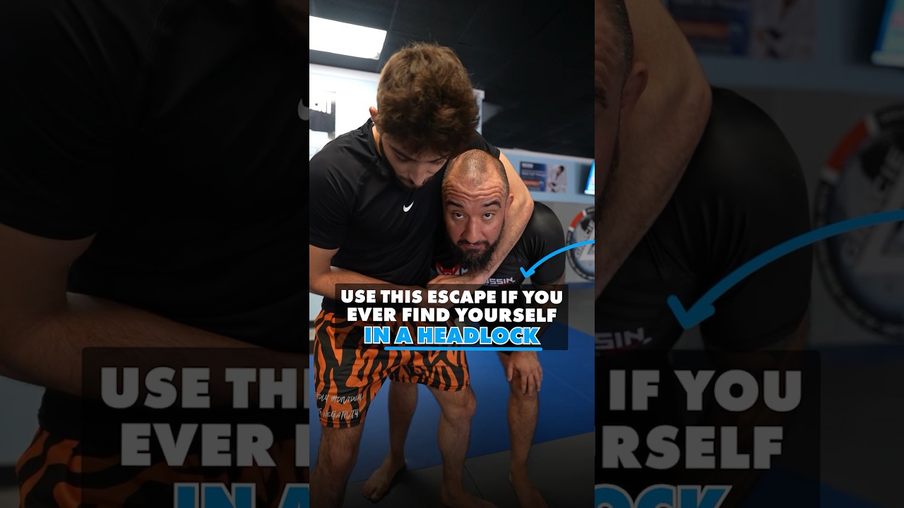Use this escape if you ever find yourself in a headlock in Jiu Jitsu!