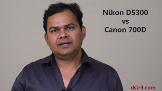 Nikon D5300 Vs Canon 700D Comparison Hindi
