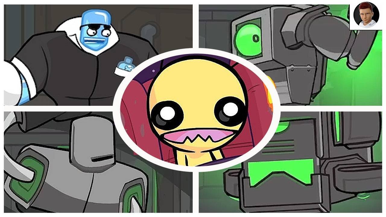Alien Hominid Invasion - All Bosses with Cutscenes + Ending