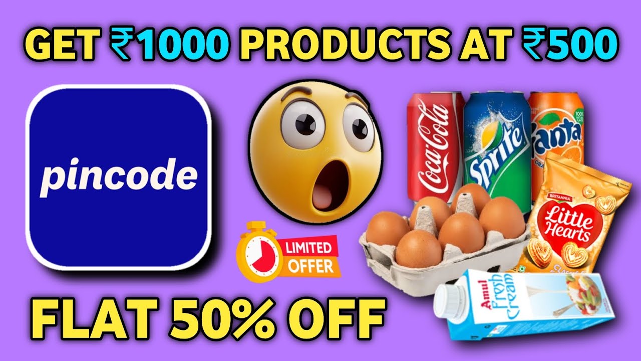 Flat 50% Off Discount - Pincode App Loot | PhonePe Pincode Grocery Delivery App | Telugu Technologia