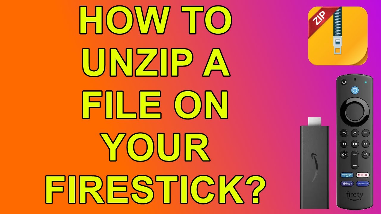 How to Unzip Files on a Firestick - YouTube
