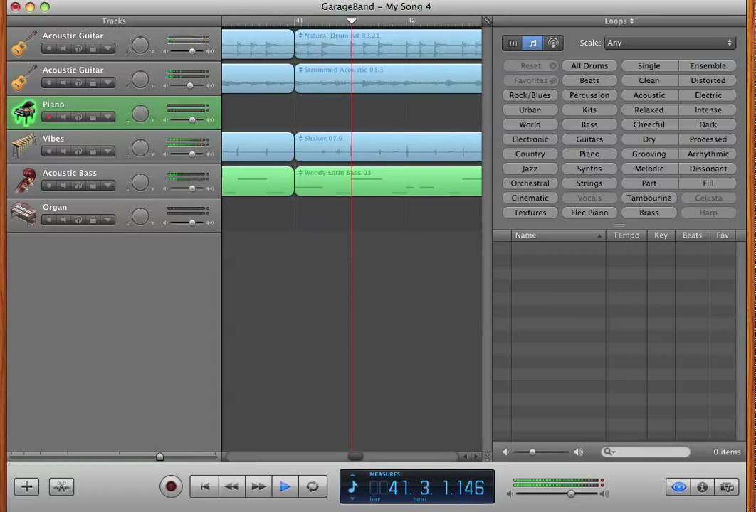 Trying out garage band for the first time...