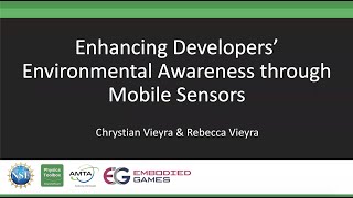 Mobile Sensors: Increasing Dev and Env Awareness - Chrystian and Rebecca Vieyra screenshot 3
