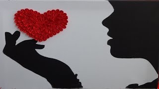 Подарок на День Святого Валентина. ( Картина своими руками ) Подарок на День Святого Валентина. ( Картина своими руками )