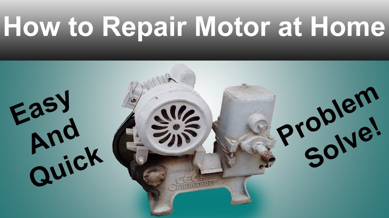 How to repair AC Motor at Home IA Digital YouTube